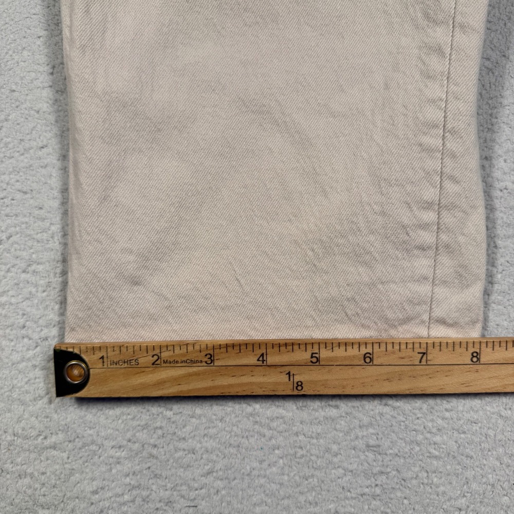 Abercrombie & Fitch 90s Straight Ultra High Rise Jeans Womens 16L Tan Neutral - Picture 8 of 8